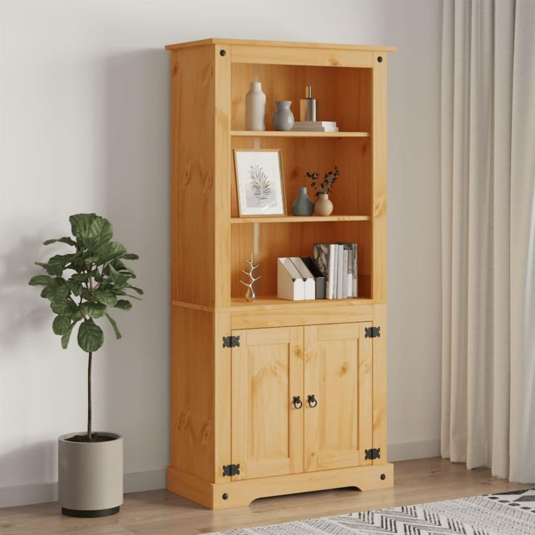 Sideboard mit den Massen 80 x 40 x 170 cm in Braun