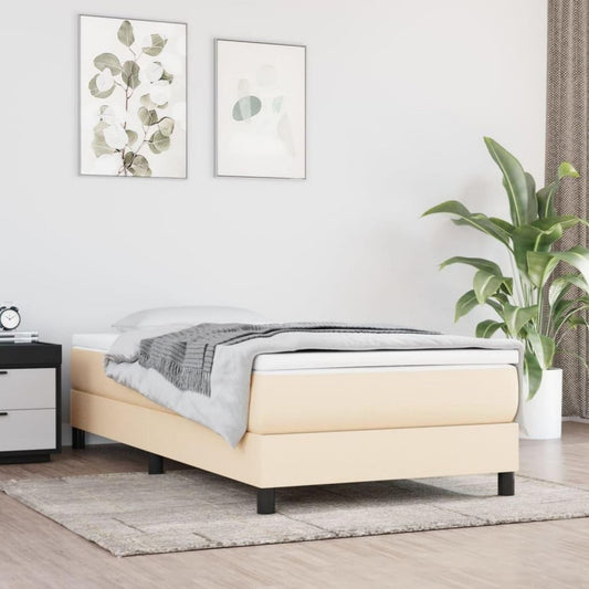 Bettgestell in Creme