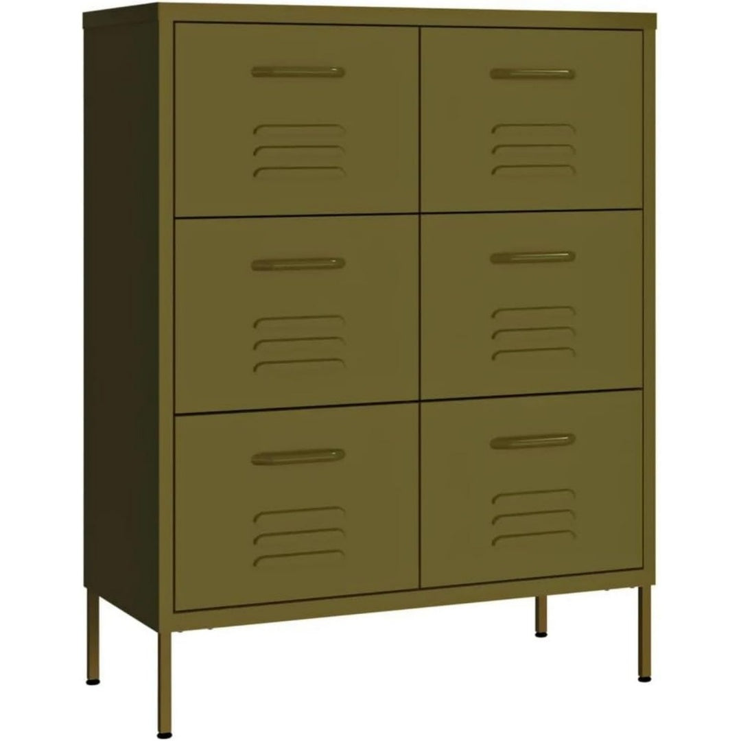 Schubladen an dem Sideboard mit 80 x 35 x 101 cm