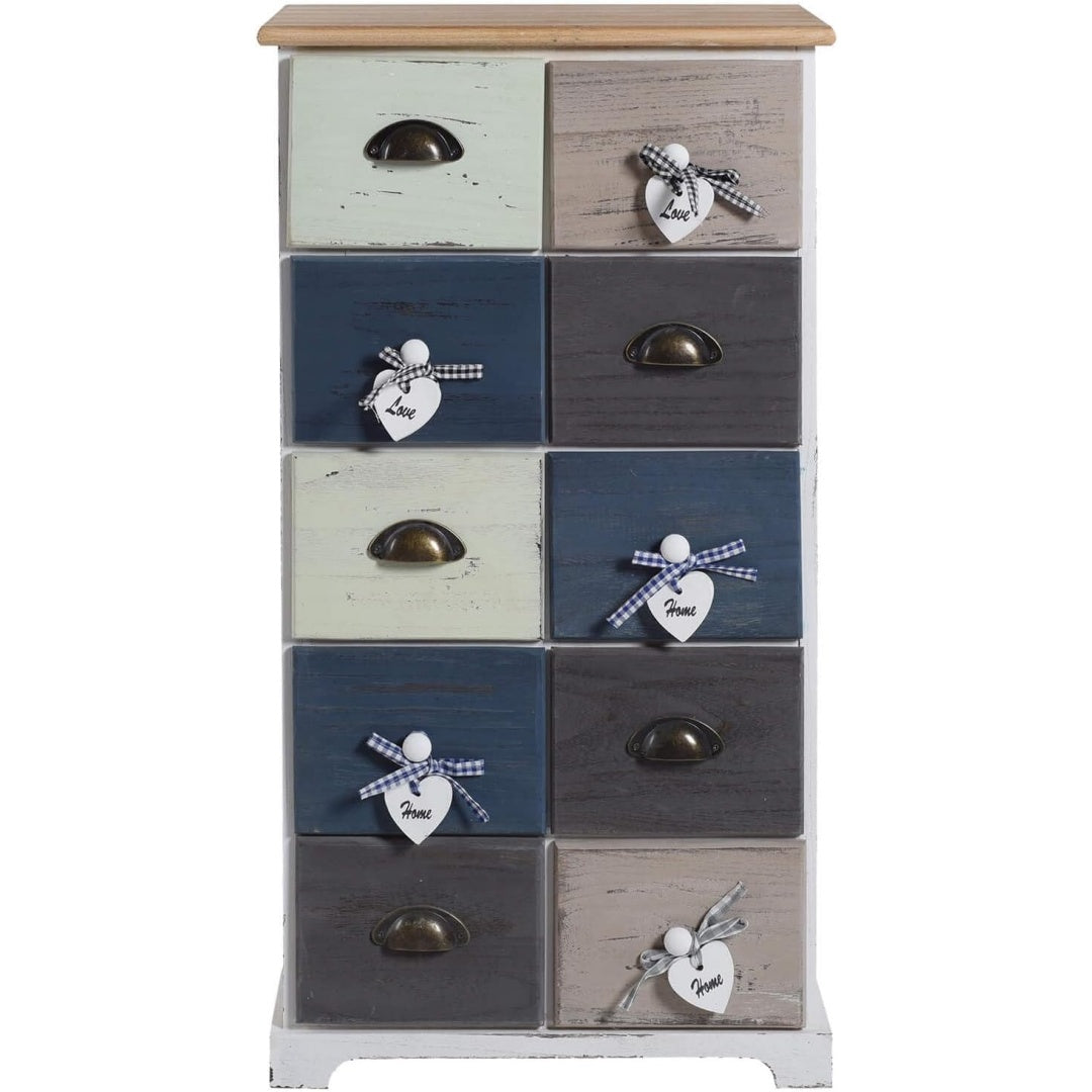 Sideboard mit 10 Schubladen und Schubladen
