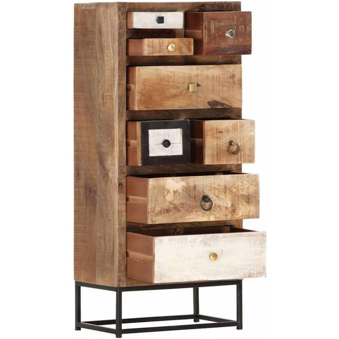Sideboard aus Metall mit 8 Schubladen