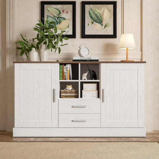 Sideboard mit 2 Schubladen und sanft schliessenden Fronten