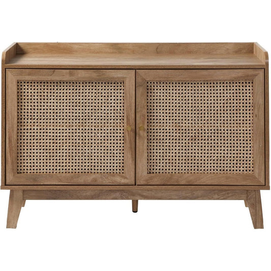 Sideboard verbindet Flechtoptik und 2 Tueren