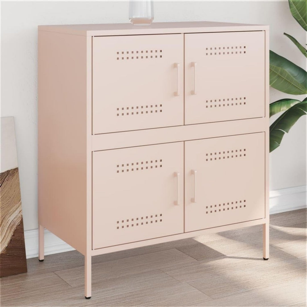 Sideboard mit den Massen 68 x 39 x 79 cm in Rosa